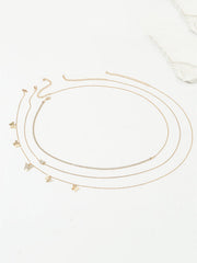 Butterfly Shape Chains Triple Layered Waist Chain Accessories