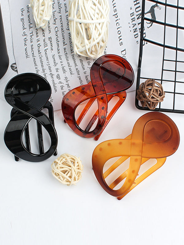 Geometric Hollow Hair Clips