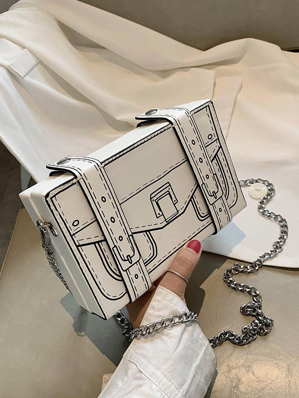 Chains Printed Crossbody Bags