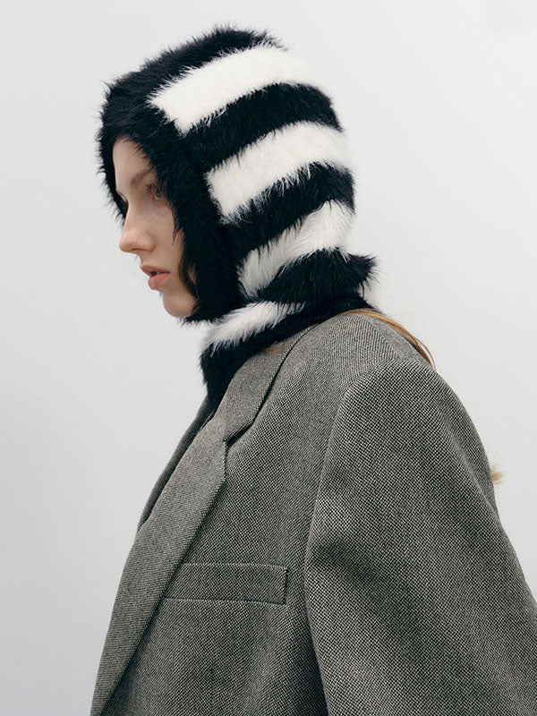 Keep Warm Split-Joint Striped Knitted Hats