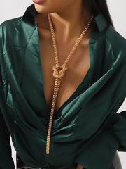 Chains Knot Tasseled Necklaces Accessories