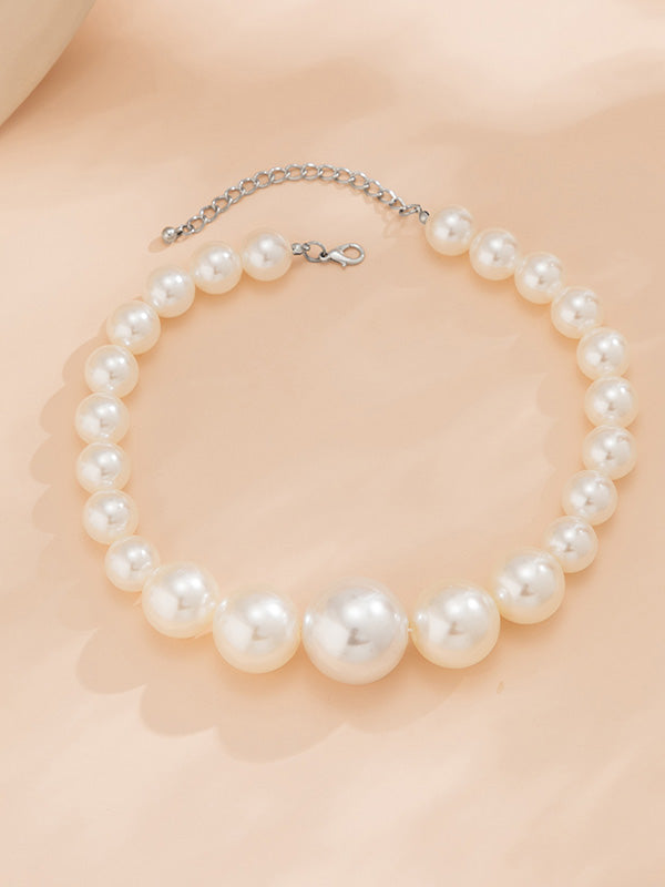 Beaded Pearls Necklaces Accessories