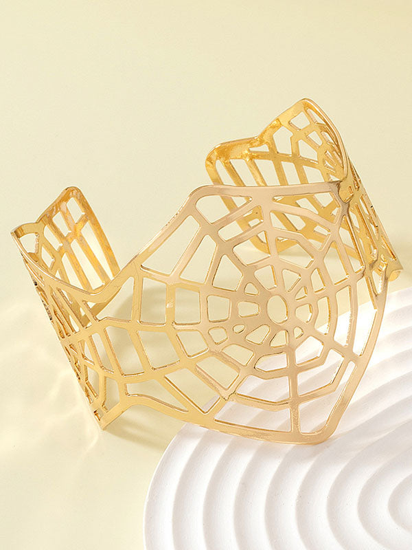 Geometric Hollow Solid Color Bracelet Accessories