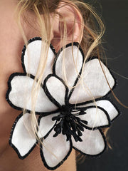 Flower Shape Drop Earrings