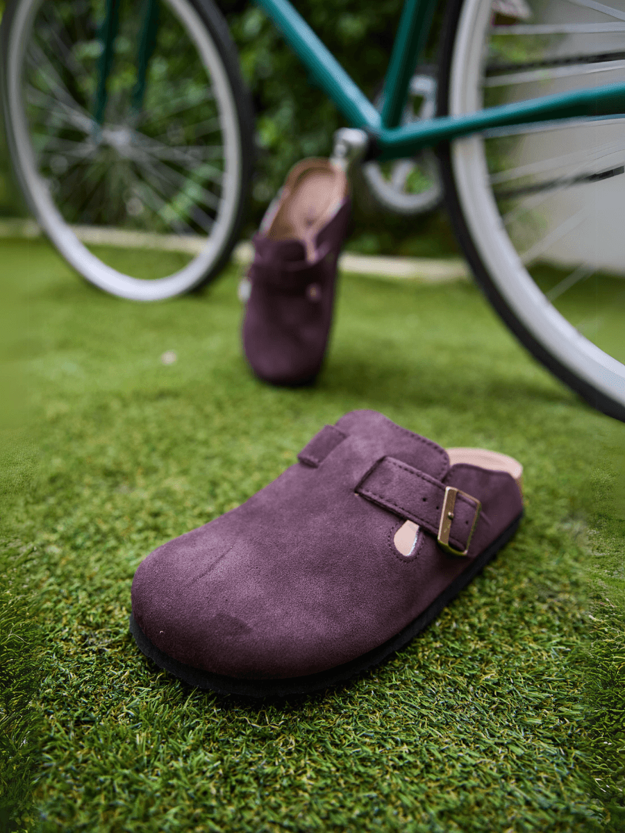 MAIBULUN | Cruise Anywhere Suede Clog - Chocolate