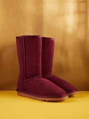 SMAIBULUN Ugg | Classic Suede Mid-Length boots - Claret