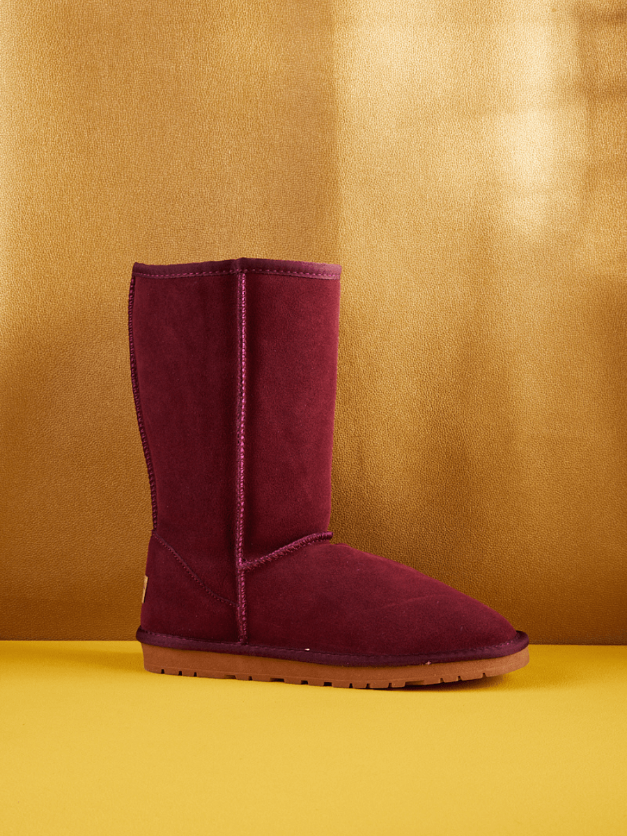 SMAIBULUN Ugg | Classic Suede Mid-Length boots - Claret