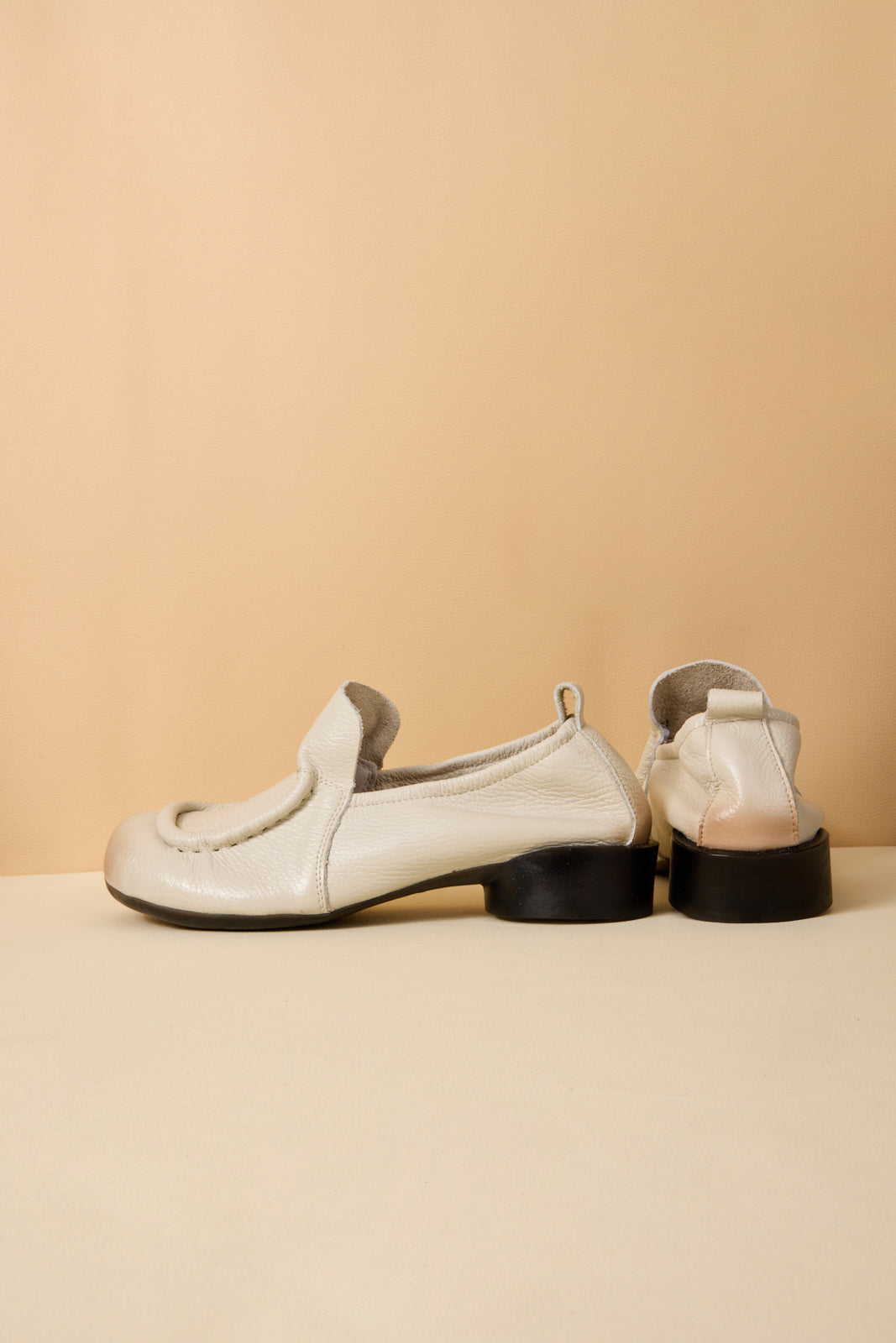 Rumour Has It | Nolita Leather Loafer - Cream