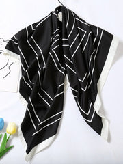 Contrast Color Striped Shawl&Scarf