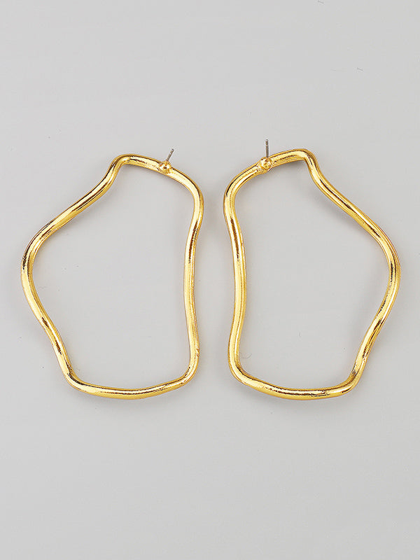 Normcore Geometric Drop Earrings