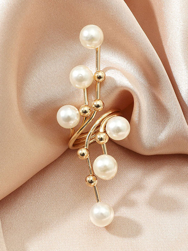 Original Statement Irregular Beads Ring