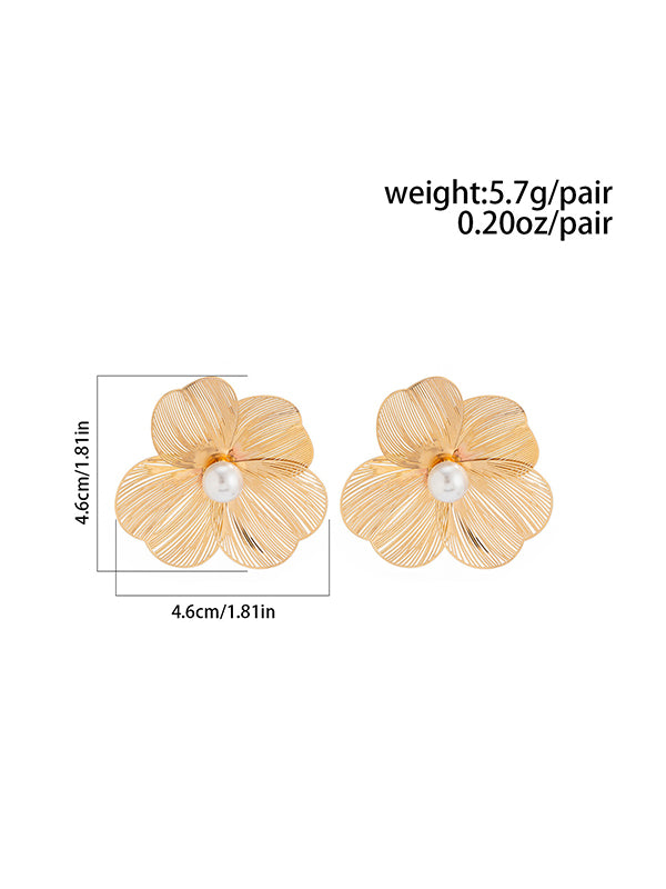 Flower Shape Earrings Accessories