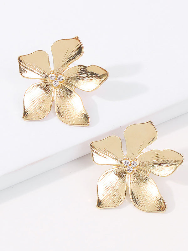 Flower Shape Drop Earrings