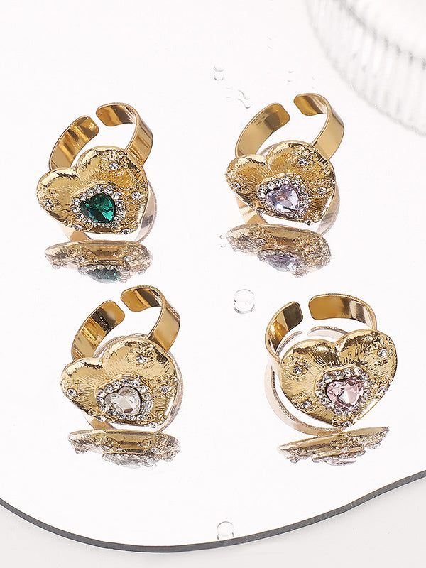 Heart Shape Ringent Rings Accessories