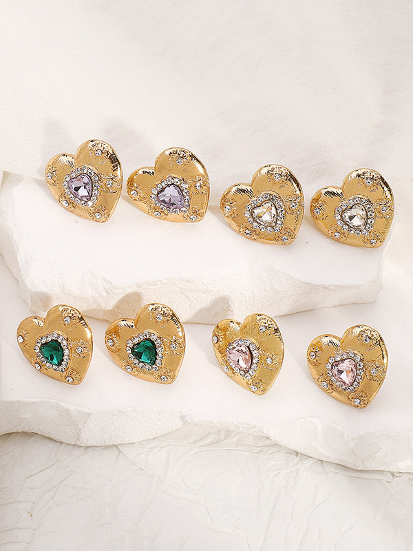 Heart Shape Earrings Accessories