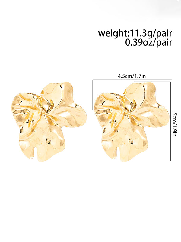 Normcore Flower Shape Earrings Accessories