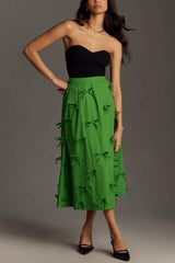 Bows Midi Skirt