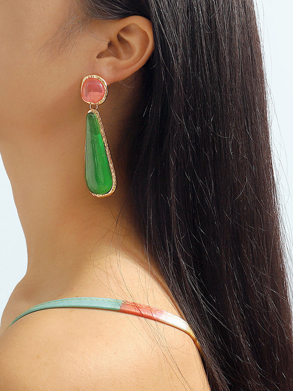 Geometric Drop Earrings