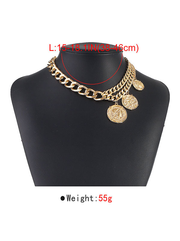 Chains Geometric Necklaces Accessories