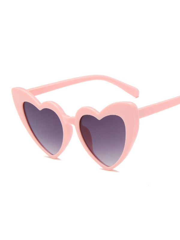 Heart Shape Sun Protection Sunglasses Accessories