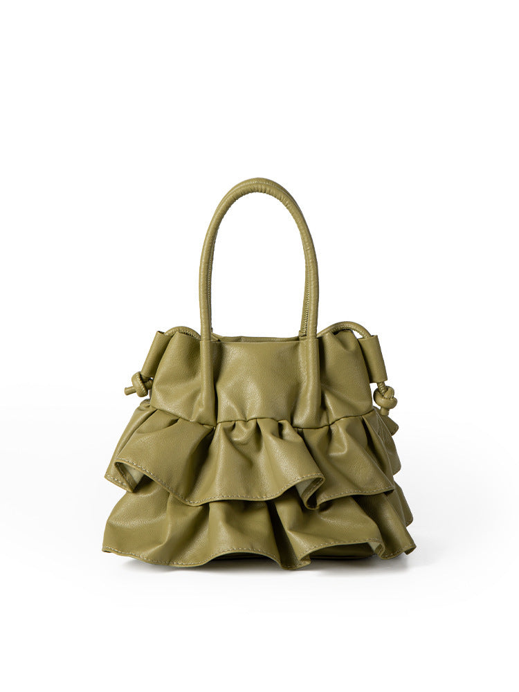 Pleated-Ruffled-Messenger-Bag