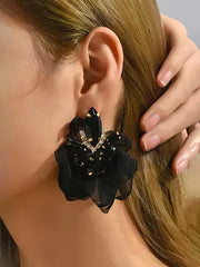 Flower Shape Drop Earrings