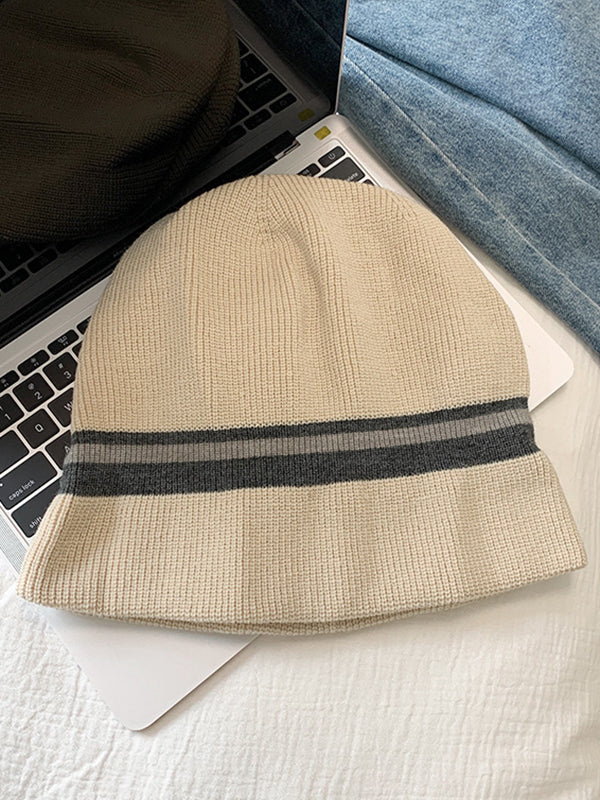 Striped Knitted Hats