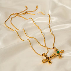 Aurelius Gold Cross Necklace