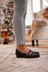 Jady Rose | Talia Denim Mary Jane - Black