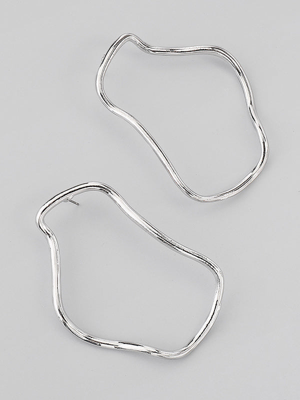 Normcore Geometric Drop Earrings