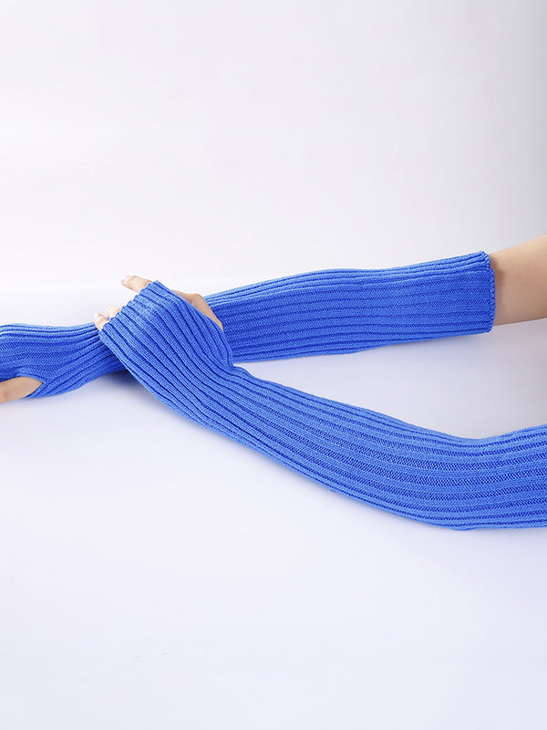 Original 9 Colors Striped Knitted Sleevelet