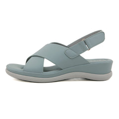 Siketu | Norina Cushioned Slingback Sandal - Dusty Blue