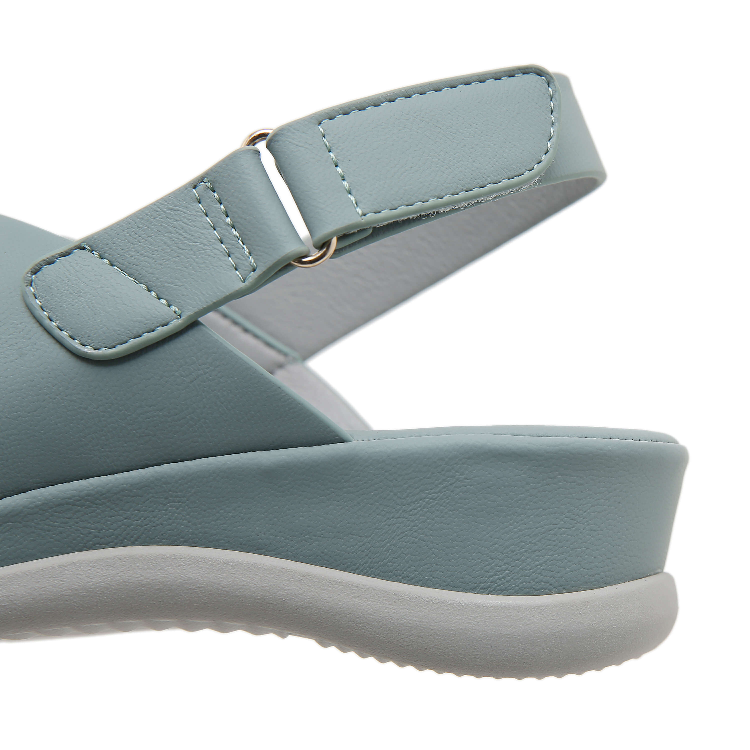 Siketu | Norina Cushioned Slingback Sandal - Dusty Blue