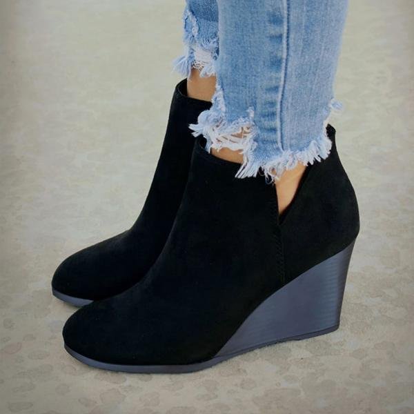 Women Daily Wedge Booties