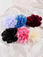 Flower Shape Solid Color Brooch Accessories