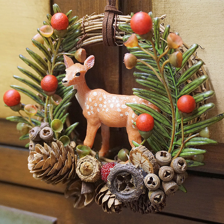 LikeMyChoice? Christmas Forest Sika Deer Car Hanging