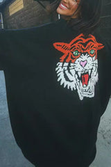 Hear Me Roar Oversized Tiger Cardigan