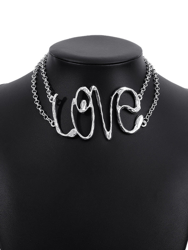 Chains Geometric Hollow Necklaces Accessories