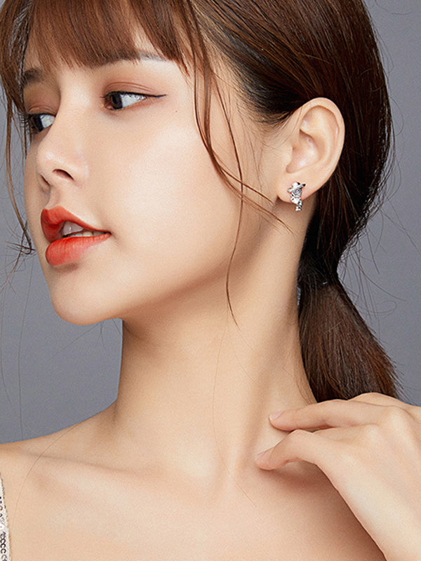 Asymmetric Geometric Earrings Accessories