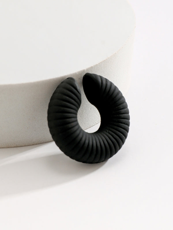 Geometric Solid Color Ear Clip