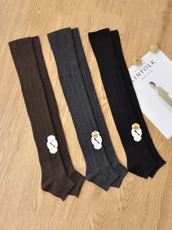 Casual Skinny Keep Warm Solid Color Leg Warmers Accessories