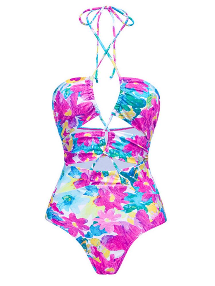 Hilda Printed Two-piece Swim Set