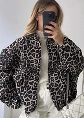 Luxe Leopard Bomber Jacket