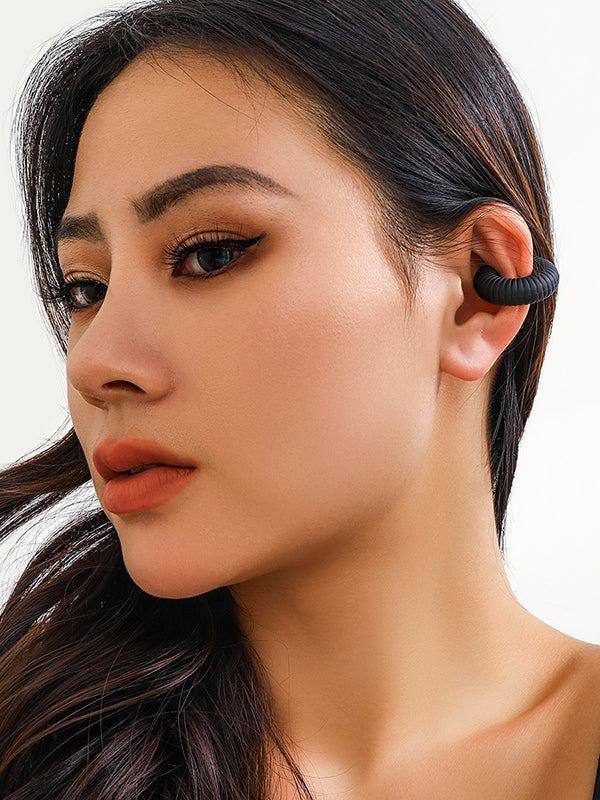 Geometric Solid Color Ear Clip