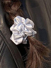 Elasticity Solid Color Hair Accessories Scrunchy