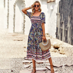 Bohemian Floral Dress