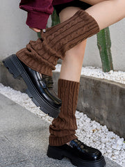 Solid Color Leg Warmers Accessories