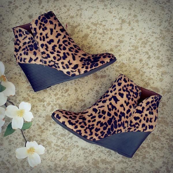 Women Daily Wedge Booties