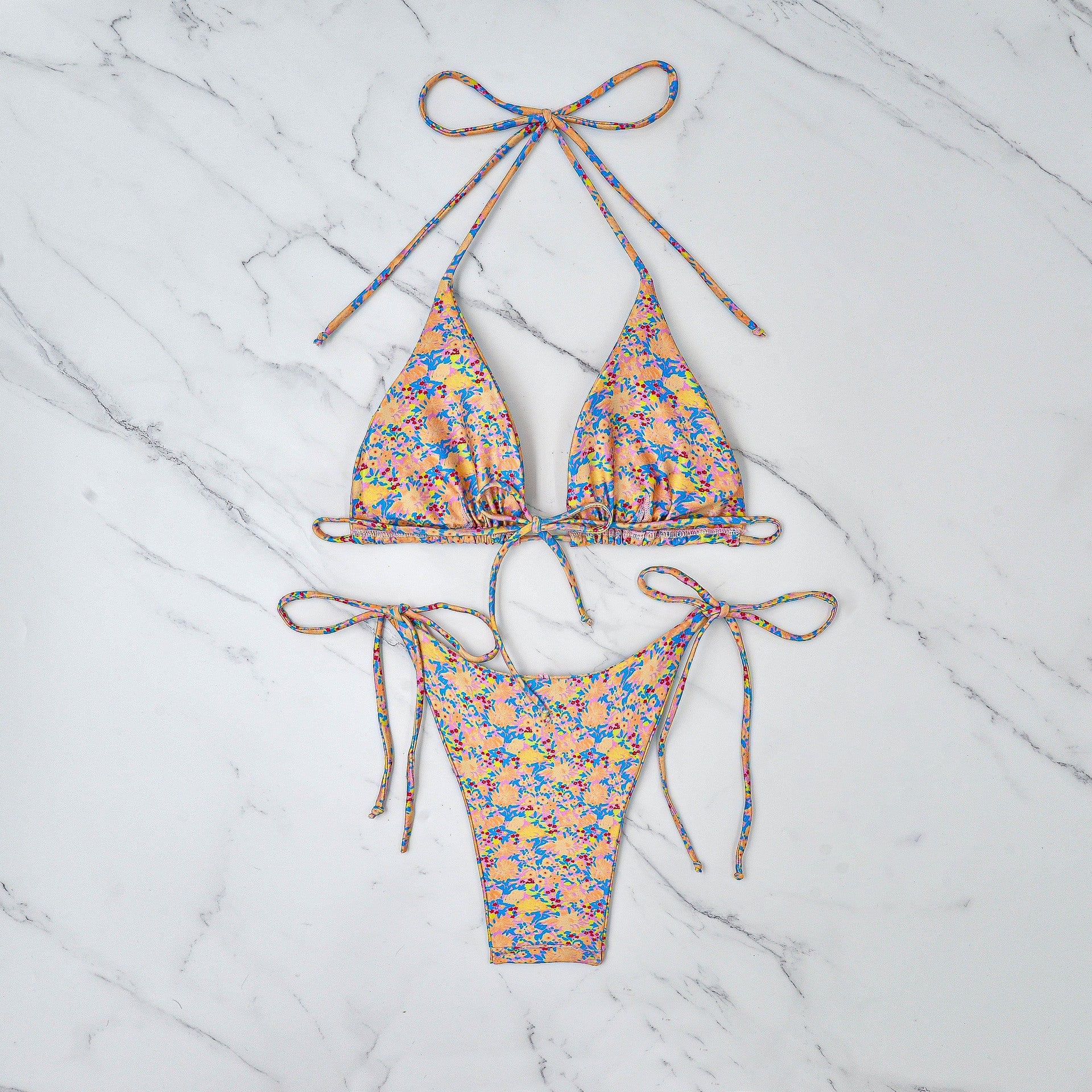 Liliana Lace-up Bikini Set