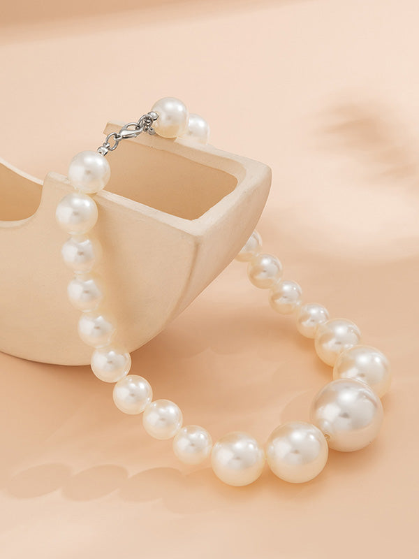 Beaded Pearls Necklaces Accessories